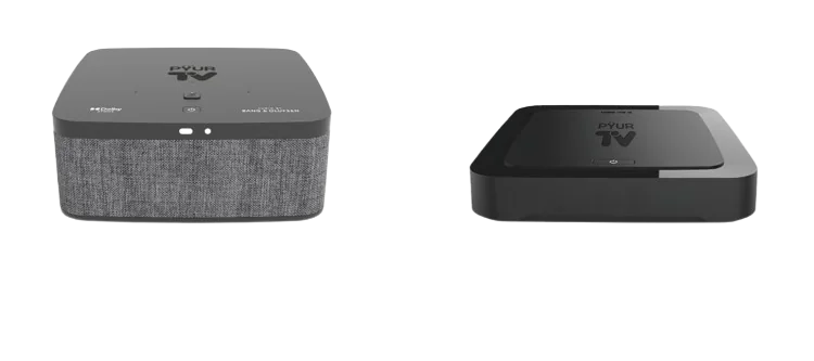 PYUR TV Android Box und Soundbox
